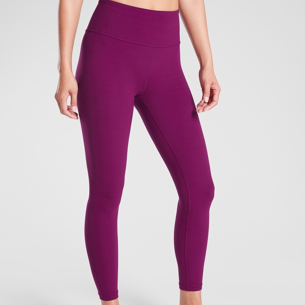 Athleta Elation 7/8 Tight Berry